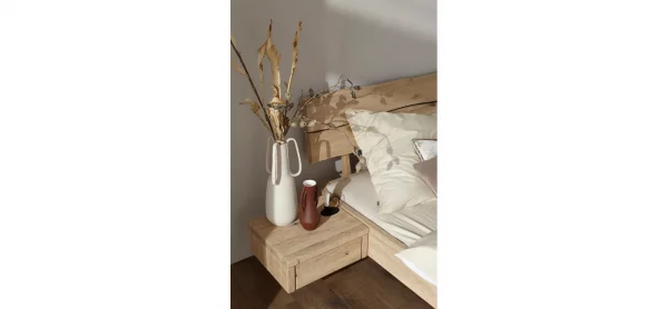 Nachttisch 1660 - Wildeiche bianco, sandgestrahlt – Bild 7