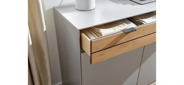 Kommode Scottsdale - Lack, Samtgrau – Bild 4