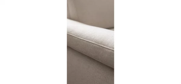 Ecksofa Houston - 2,5-Sitzer, Eckelement und 1-Sitzer mit Abschlussteil rechts,  inkl. Sitztiefenverstellung und Armlehne klappbar, Stoff, Natur – Bild 6