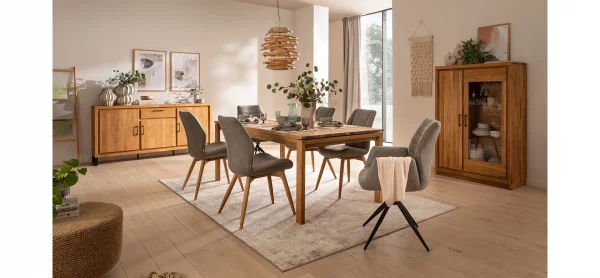 Sideboard Farmingdale light - Eiche massiv, natur geölt – Bild 2