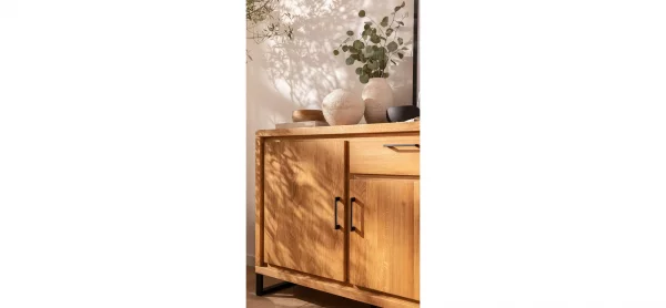 Sideboard Farmingdale light - Eiche massiv, natur geölt – Bild 6