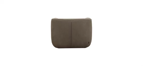 Sessel Stormy - drehbar, Leder, Taupe – Bild 5