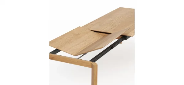 Esstisch Hillsboro - ausziehbar, LB ca. 180x95 cm, Wildeiche massiv – Bild 2
