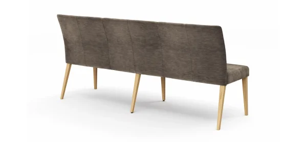 Bank Nashville - Breite ca. 200 cm, Stoff, Dunkelbraun – Bild 7