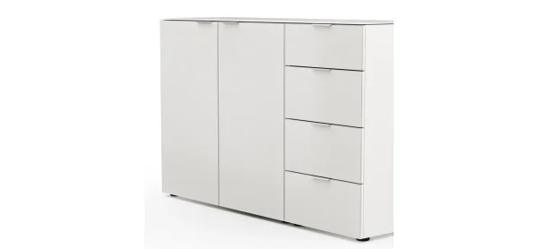 Kommode Colorado Beimöbel - BHT ca. 135x87x43 cm, Offwhite – Bild 4