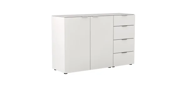 Kommode Colorado Beimöbel - BHT ca. 135x87x43 cm, Offwhite