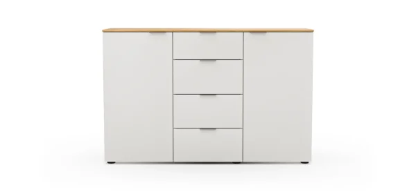 Kommode Colorado Beimöbel - BHT ca. 135x87x43 cm, Weiß – Bild 6