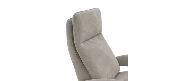 Sessel Tulsa Relax - Größe M, inkl. Kopf-/Fußteil/Rückenlehne verstellbar, Stoff, Graubeige – Bild 4