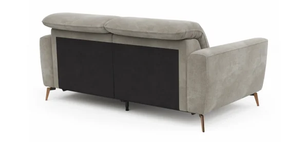 Sofa Tulsa KV - 2,5-Sitzer, inkl. Relaxfunktion und Kopfteilverstellung (motorisch), Stoff, Graubeige – Bild 7