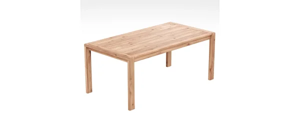 Esstisch Cartago Soft - ausziehbar, LB ca. 180x95 cm, Astbuche massiv, natur geölt – Bild 2