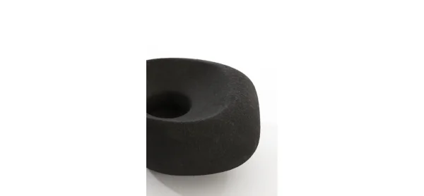 Teelicht - DH ca. 20,5x12 cm, Schwarz – Bild 4