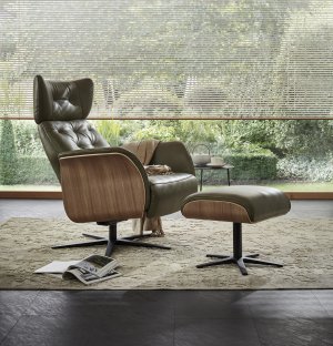 Relaxsessel Natura "Aberdeen" mit Hocker