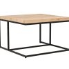 Couchtisch Farmingdale - LBH ca. 75x75x47 cm, Eiche massiv, legno