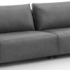 Sofa Sorano - 3-Sitzer, Leder, Schlamm
