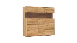 Highboard Hillsboro - Wildeiche natur, geölt