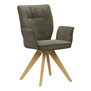 Armlehnstuhl Westmore - Stoff, Dunkelgrün