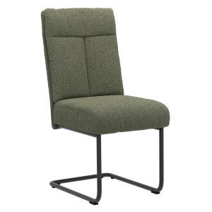 Freischwinger Ravina - Stoff, Olivgrün