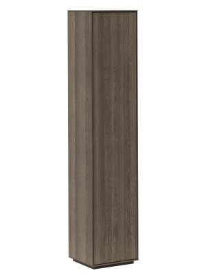 Vitrine Saratoga - rechts, Buche massiv, silbergrau geölt