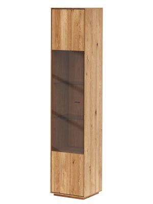 Vitrine Saratoga - links, Wildeiche massiv, natur geölt