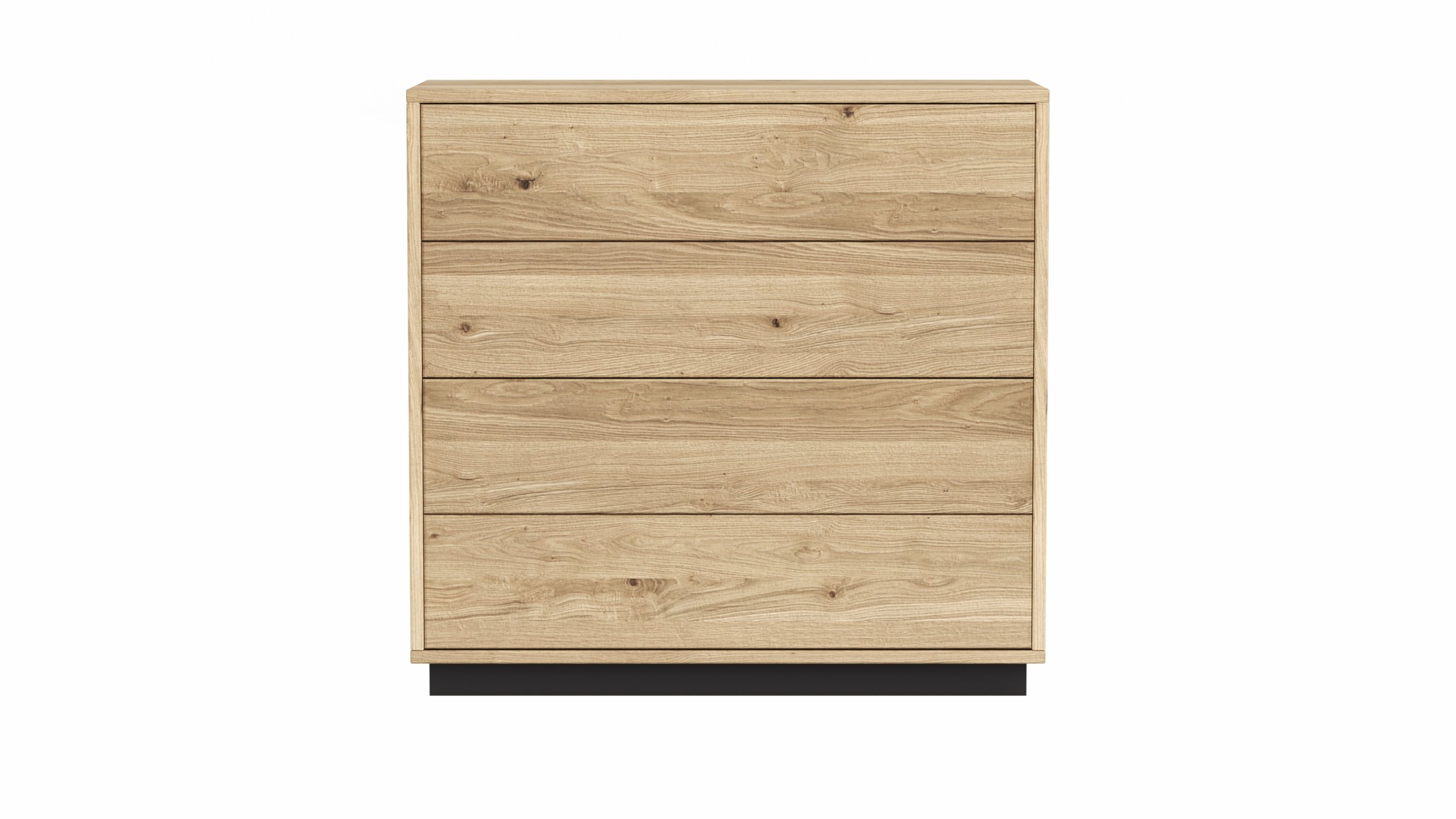 Schubkasten Williston - Korpus Wildeiche bianco / Front sandgestrahlt