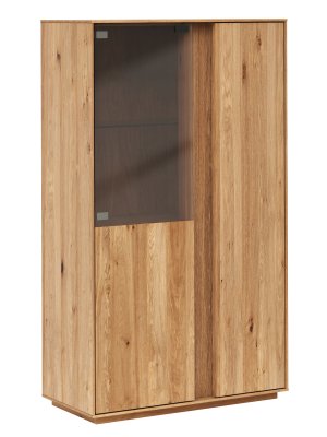 Highboard Saratoga - Wildeiche massiv, natur geölt