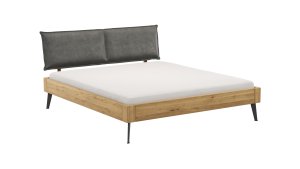 Bettgestell 1660 - Liegefläche ca. 180x200 cm, Wildeiche massiv, geölt
