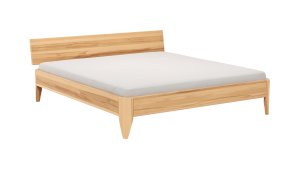 Bettgestell 1660 - Liegefläche ca. 180x200 cm, Kernbuche massiv, geölt
