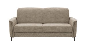 Sofa Bolivien - 2,5-Sitzer groß, Kopfteil verstellbar, Stoff, Latte