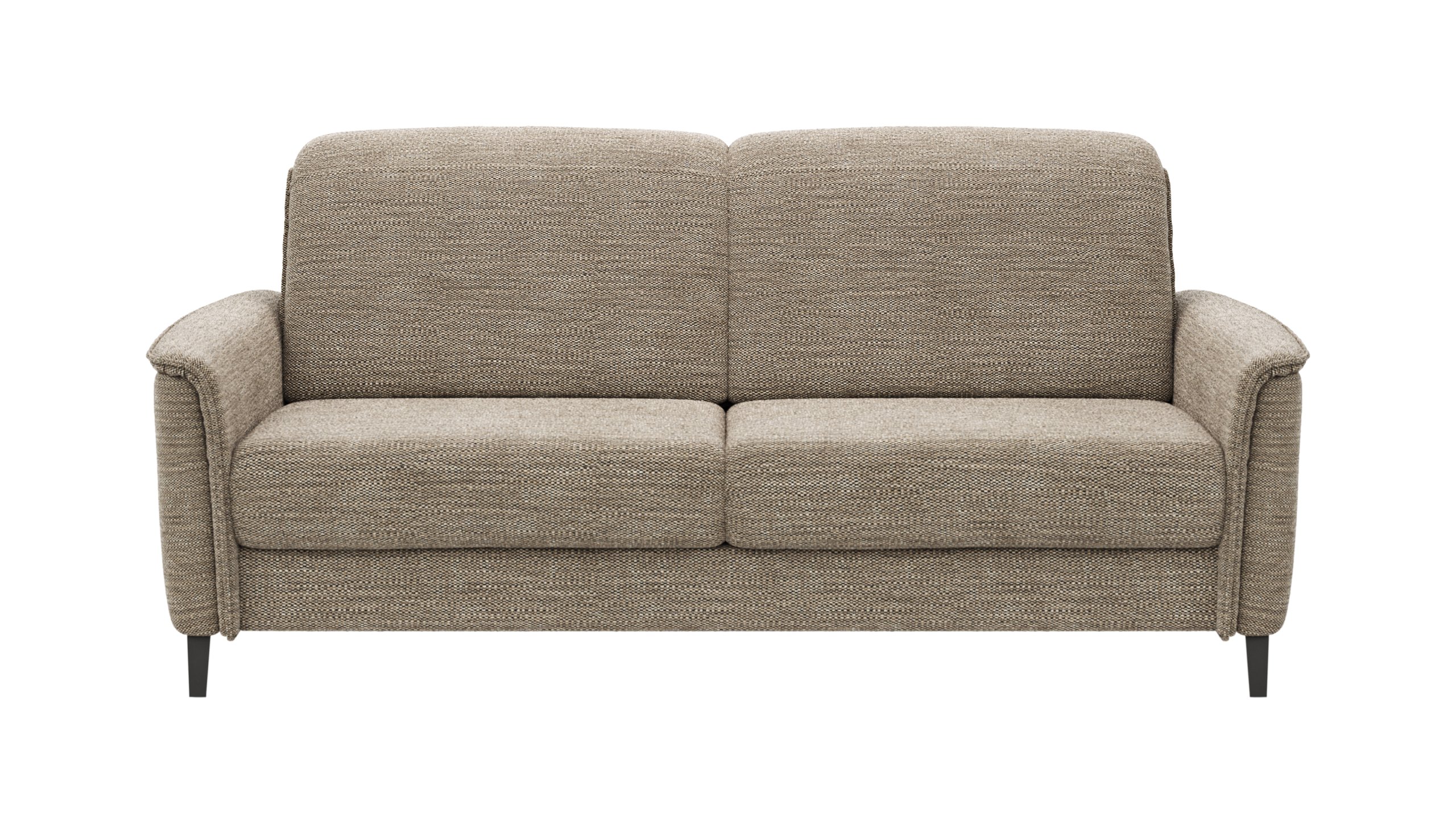 Sofa Bolivien - 2,5-Sitzer groß, Kopfteil verstellbar, Stoff, Latte