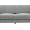 Sofa Mendoza - 2,5-Sitzer, Relaxfunktion (motorisch), Armlehne verstellbar, Stoff, Eisblau