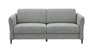 Sofa Mendoza - 2,5-Sitzer, Relaxfunktion (motorisch), Armlehne verstellbar, Stoff, Eisblau