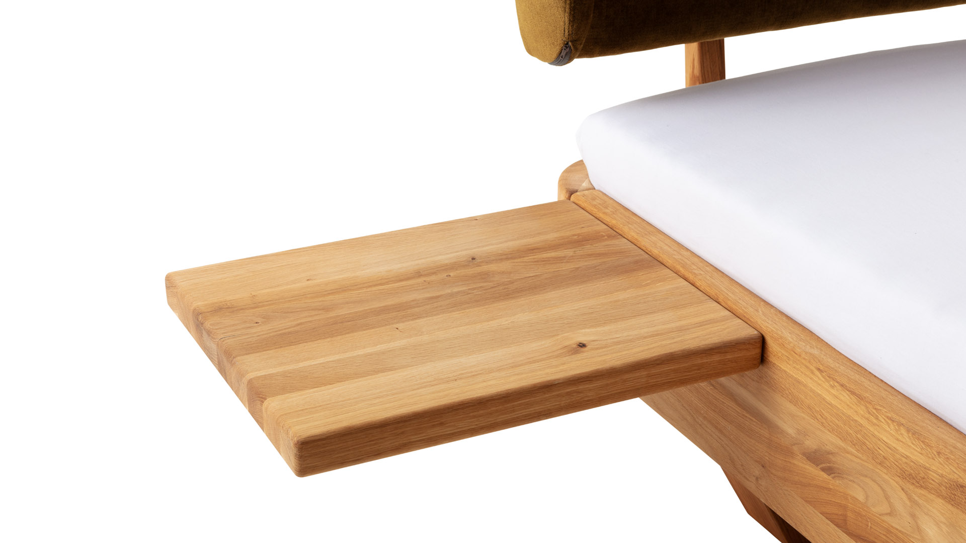 Nachttisch 1660 - Wildeiche massiv, natur geölt