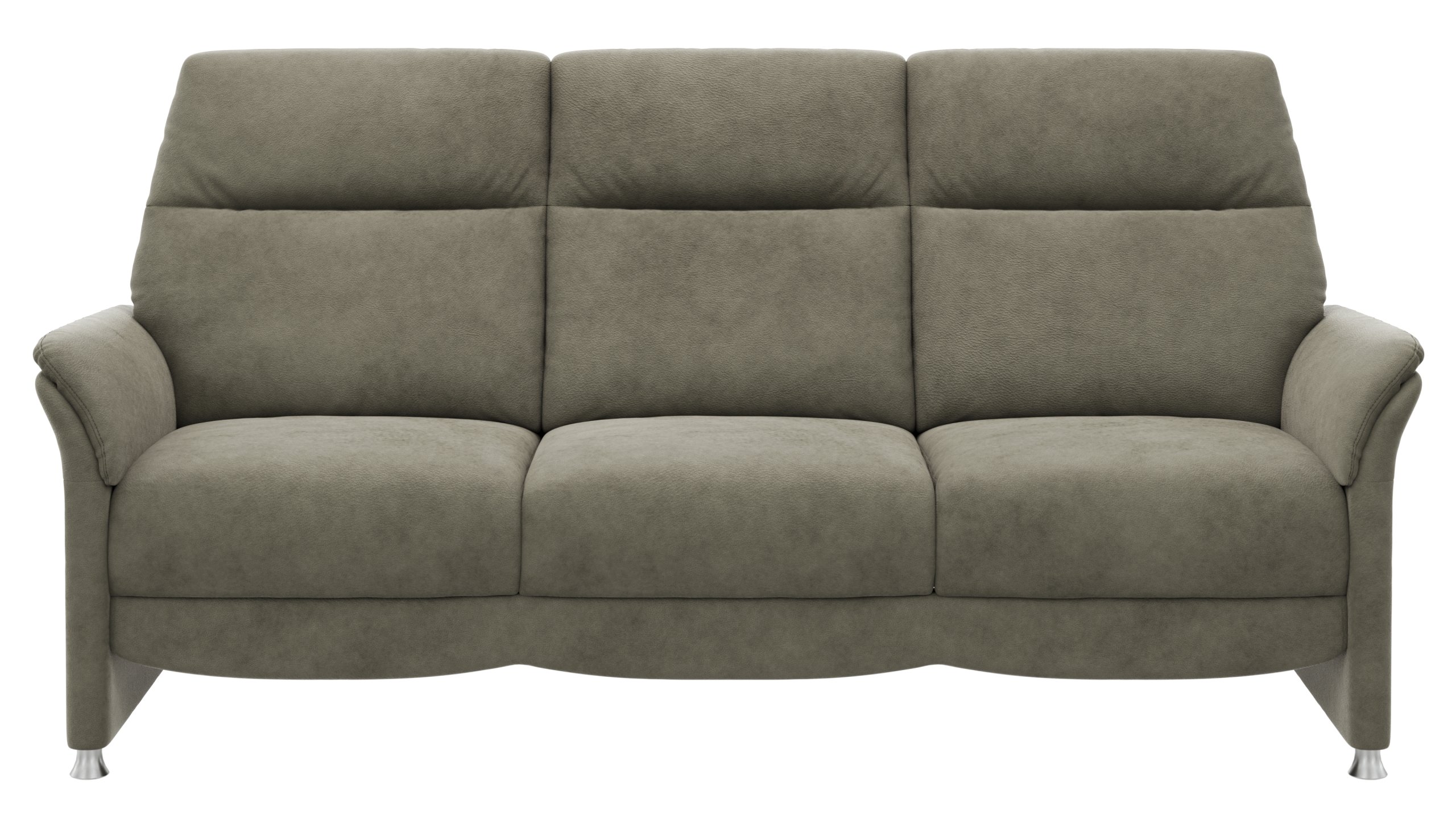 Sofa Bogota - 3-Sitzer, Stoff, Schlammgrün