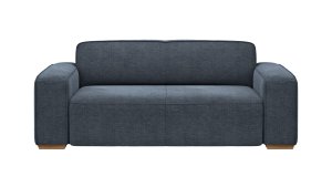 Sofa Denver - 2,5-Sitzer, Stoff, Blau