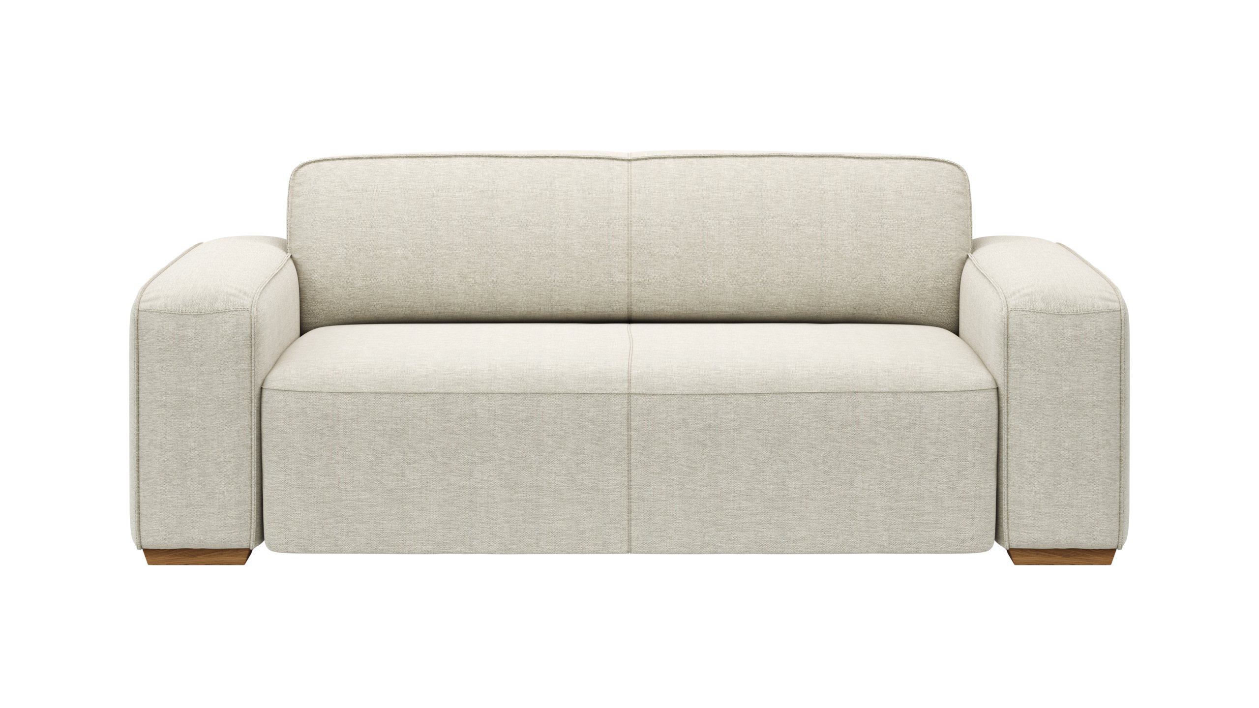 Sofa Denver - 2,5-Sitzer, Stoff, Natur