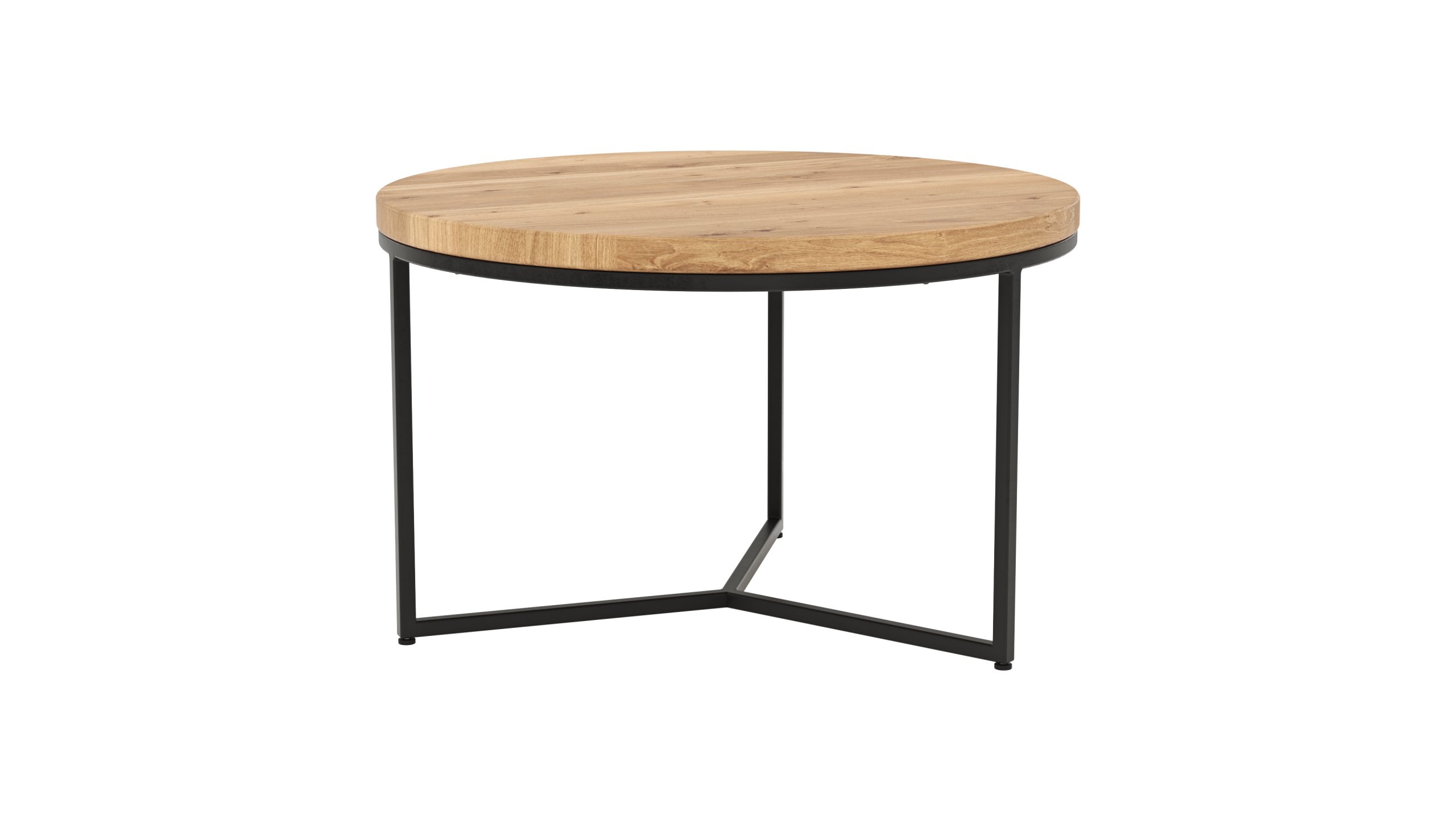 Couchtisch Farmingdale - LBH ca. 85x85x52 cm, Eiche massiv, natur geölt