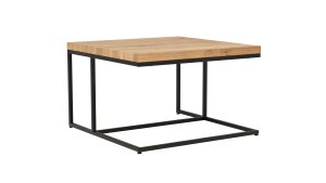 Couchtisch Farmingdale - LBH ca. 75x75x47 cm, Eiche massiv, natur geölt