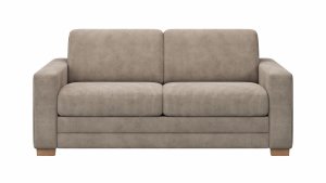 Sofa Lakeville - 2-Sitzer inkl. Schlaffunktion, Stoff, Graubeige