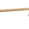 Holzbank Clifton - Breite ca. 220cm, Wildeiche massiv, natur