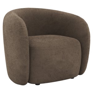 Sessel Karasu - Stoff, Taupe