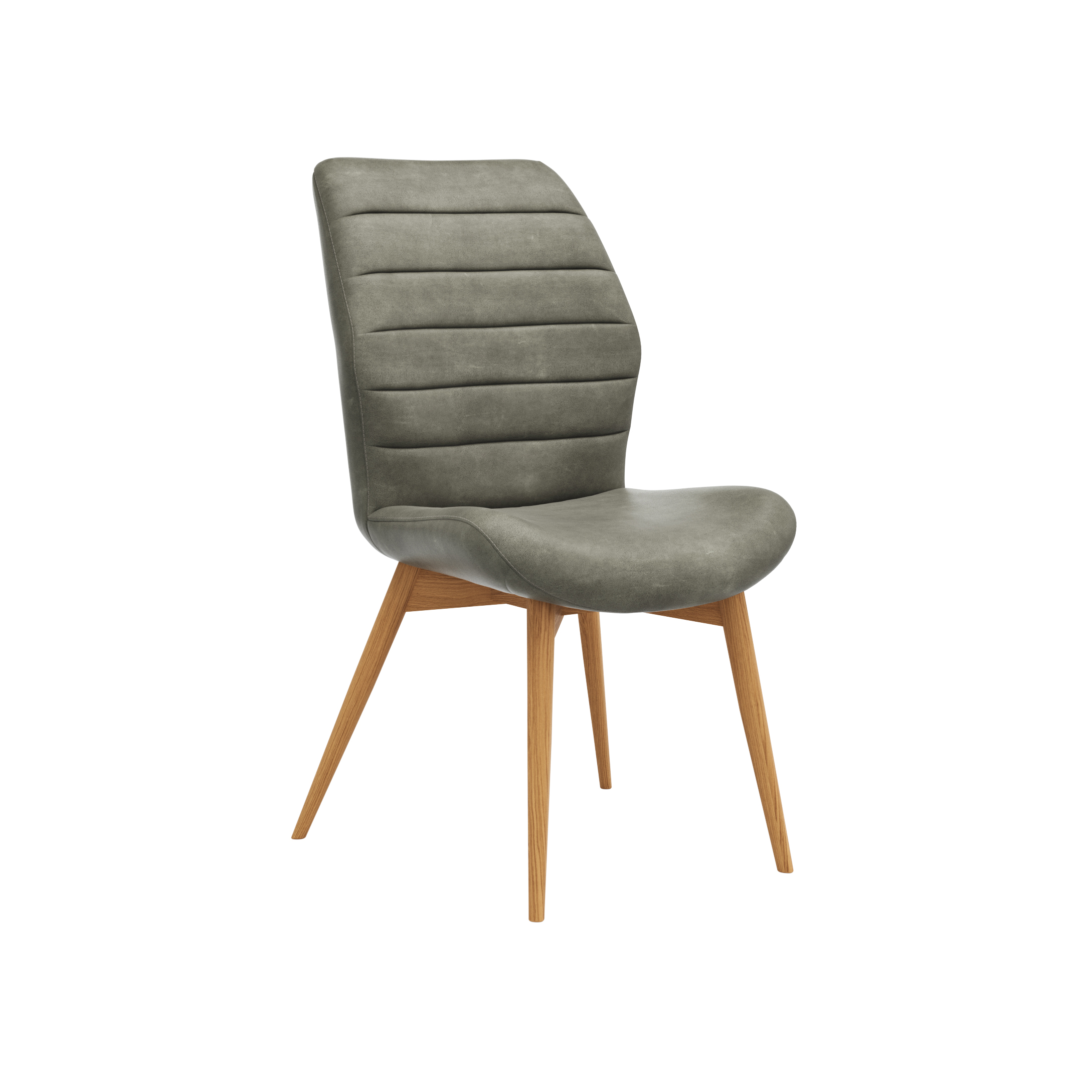 Stuhl Dalyan - Stoff, Grau