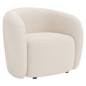 Sessel Karasu - Stoff, Creme