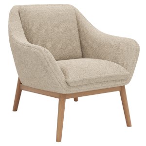 Sessel Karasu - Posh, Stoff, Natur