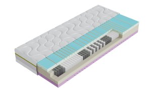 Tonnentaschenfederkernmatratze Natura Alpin Aqua Cool TFK 90x200cm, H2 medium