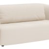 Sofa Karasu - 3-Sitzer, Stoff, Creme