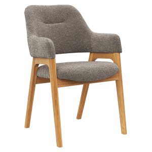 Armlehnstuhl Flore 1 - Stoff, Bronze