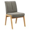 Stuhl Flore 2 - Stoff, Steingrau