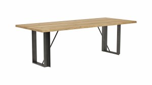 Esstisch Bakersfield - LB ca. 240x100 cm, Asteiche massiv, geölt