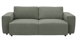 Bigsofa Lilaia - 3-Sitzer Tief, Stoff, Olivgrün
