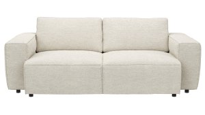 Bigsofa Lilaia - 3-Sitzer Tief, Stoff, Creme